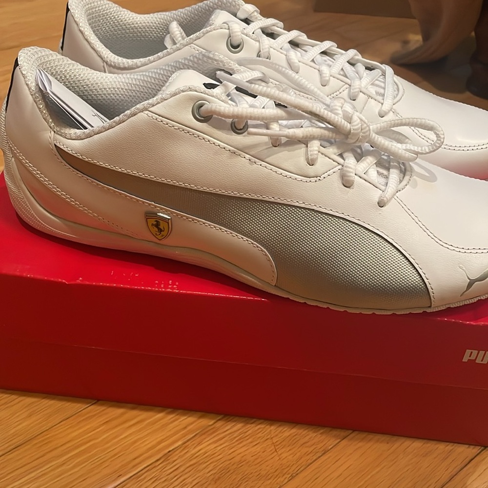 Men’s Puma White Ferrari sneakers - Picture 6 of 8